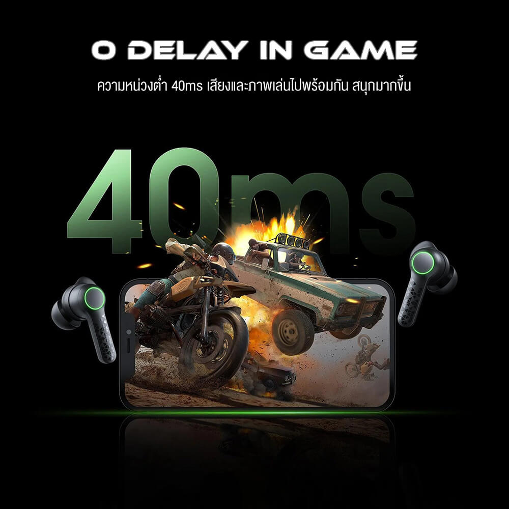 หูฟังเกมมิ่งไร้สาย Onikuma T36 มาพร้อมแสงไฟ RGB - อวกาศ